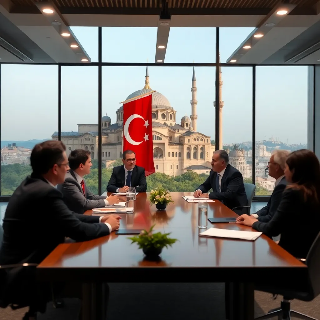 Türk iş mevzuatı uyumluluk toplantısı - danışmanlar ve müşteriler yasal gereklilikler üzerine çalışıyor